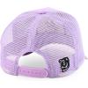 imageTrendy Apparel Shop 5 Panel Animal Design Embroidered Mesh Back Snapback CapLavender Lavender