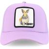 imageTrendy Apparel Shop 5 Panel Animal Design Embroidered Mesh Back Snapback CapLavender Lavender