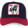 imageTrendy Apparel Shop 5 Panel Animal Design Embroidered Mesh Back Snapback CapNavy Khaki 6
