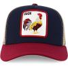 imageTrendy Apparel Shop 5 Panel Animal Design Embroidered Mesh Back Snapback CapNavy Khaki 7