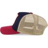 imageTrendy Apparel Shop 5 Panel Animal Design Embroidered Mesh Back Snapback CapNavy Khaki 7
