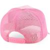 imageTrendy Apparel Shop 5 Panel Animal Design Embroidered Mesh Back Snapback CapPink Pink