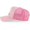 imageTrendy Apparel Shop 5 Panel Animal Design Embroidered Mesh Back Snapback CapPink Pink