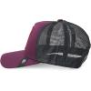 imageTrendy Apparel Shop 5 Panel Animal Design Embroidered Mesh Back Snapback CapPurple Black 9