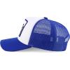 imageTrendy Apparel Shop 5 Panel Animal Design Embroidered Mesh Back Snapback CapWhite Royal 3