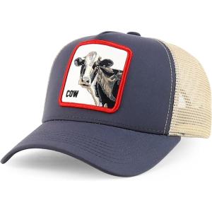 imageTrendy Apparel Shop 5 Panel Animal Design Embroidered Mesh Back Snapback CapCharcoal Khaki 3