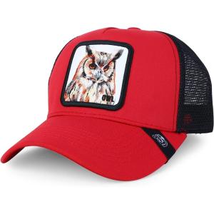 imageTrendy Apparel Shop 5 Panel Animal Design Embroidered Mesh Back Snapback CapRed Black 8