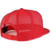 imageTrendy Apparel Shop Number 67 Gold Thread Embroidered Flat Bill 5 Panel Trucker CapRed