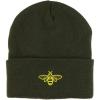 imageTrendy Apparel Shop Bee Embroidered Winter Long Cuff BeanieOlive