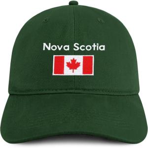 imageTrendy Apparel Shop Nova Scotia with Canadian Flag Embroidered Cotton Low Profile Dad HatHunter