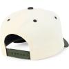 imageTrendy Apparel Shop 5 Panel Cotton and Suede Combo Snapback Baseball CapStone Olive