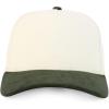 imageTrendy Apparel Shop 5 Panel Cotton and Suede Combo Snapback Baseball CapStone Olive