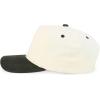 imageTrendy Apparel Shop 5 Panel Cotton and Suede Combo Snapback Baseball CapStone Olive