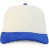 imageTrendy Apparel Shop 5 Panel Cotton and Suede Combo Snapback Baseball CapStone Royal