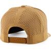 imageTrendy Apparel Shop 5 Panel High Profile Rope Hybrid Perforated Mesh Back CapBeige White