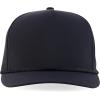 imageTrendy Apparel Shop 5 Panel High Profile Rope Hybrid Perforated Mesh Back CapBlack Black