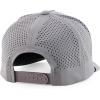 imageTrendy Apparel Shop 5 Panel High Profile Rope Hybrid Perforated Mesh Back CapGrey Black