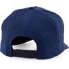 imageTrendy Apparel Shop 5 Panel High Profile Rope Hybrid Perforated Mesh Back CapNavy Red