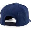 imageTrendy Apparel Shop 5 Panel High Profile Rope Hybrid Perforated Mesh Back CapNavy White