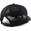 imageTrendy Apparel Shop Debossed Stars and Striped Trucker Mesh Back Baseball CapBlack