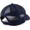 imageTrendy Apparel Shop Debossed Stars and Striped Trucker Mesh Back Baseball CapNavy