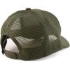 imageTrendy Apparel Shop Debossed Stars and Striped Trucker Mesh Back Baseball CapOlive