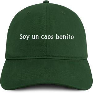 imageTrendy Apparel Shop Soy un caos Bonito Embroidered Cotton Unstructured Low Profile Dad HatHunter