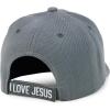 imageTrendy Apparel Shop Only Jesus Praying Hand Embroidered Christian Ball CapDark Grey 3