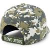 imageTrendy Apparel Shop Only Jesus Praying Hand Embroidered Christian Ball CapDigital Camo 2
