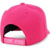 imageTrendy Apparel Shop Only Jesus Praying Hand Embroidered Christian Ball CapHot Pink 3