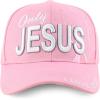 imageTrendy Apparel Shop Only Jesus Praying Hand Embroidered Christian Ball CapPink