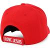 imageTrendy Apparel Shop Only Jesus Praying Hand Embroidered Christian Ball CapRed 3