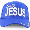 imageTrendy Apparel Shop Only Jesus Praying Hand Embroidered Christian Ball CapRoyal