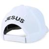 imageTrendy Apparel Shop Only Jesus Praying Hand Embroidered Christian Ball CapWhite 1