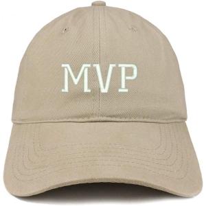 imageTrendy Apparel Shop MVP Embroidered Unstructured Cotton Dad HatKhaki
