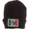imageTrendy Apparel Shop Warm Knit MEX Patch Cuff BeanieBrown 1