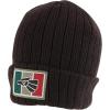 imageTrendy Apparel Shop Warm Knit MEX Patch Cuff BeanieBrown 1