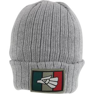 imageTrendy Apparel Shop Warm Knit MEX Patch Cuff BeanieGrey 1