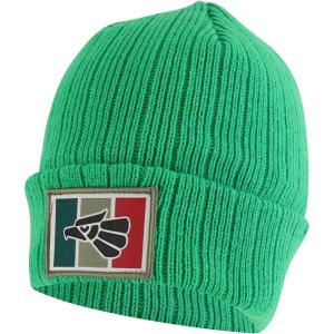 imageTrendy Apparel Shop Warm Knit MEX Patch Cuff BeanieKelly Green 1