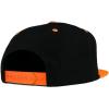 imageTrendy Apparel Shop Compton City Old English Embroidered Flatbill Snapback Baseball CapBlack Orange