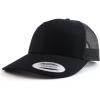 imageTrendy Apparel Shop Oversize XXL Structured Blank 6 Panel Retro Trucker Mesh CapBlack