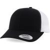 imageTrendy Apparel Shop Oversize XXL Structured Blank 6 Panel Retro Trucker Mesh CapBlack White