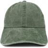 imageTrendy Apparel Shop Low Profile Unstructured Pigment Dyed Cotton Twill Baseball CapDark Green