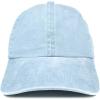 imageTrendy Apparel Shop Low Profile Unstructured Pigment Dyed Cotton Twill Baseball CapLight Blue