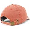 imageTrendy Apparel Shop Low Profile Unstructured Pigment Dyed Cotton Twill Baseball CapOrange