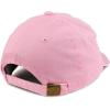 imageTrendy Apparel Shop Low Profile Unstructured Pigment Dyed Cotton Twill Baseball CapPink