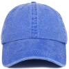 imageTrendy Apparel Shop Low Profile Unstructured Pigment Dyed Cotton Twill Baseball CapRoyal