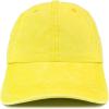 imageTrendy Apparel Shop Low Profile Unstructured Pigment Dyed Cotton Twill Baseball CapYellow