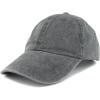 imageTrendy Apparel Shop Low Profile Unstructured Pigment Dyed Cotton Twill Baseball CapBlack