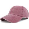 imageTrendy Apparel Shop Low Profile Unstructured Pigment Dyed Cotton Twill Baseball CapBurgundy